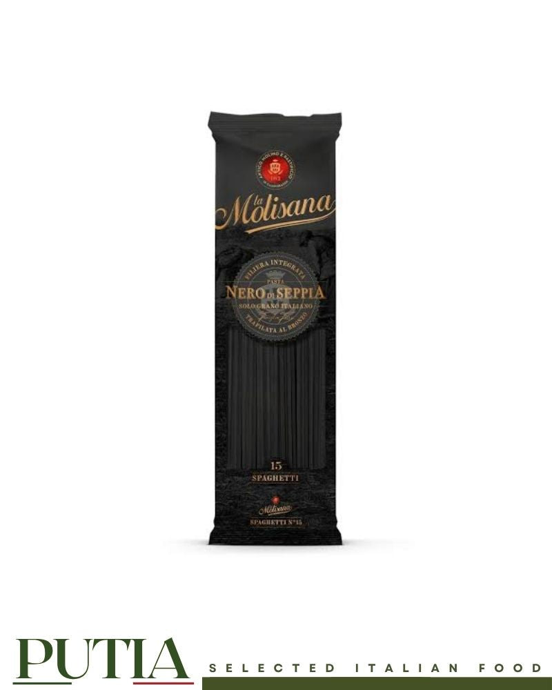 La Molisana Nero Spaghetti N.615 – Black Spaghetti with Cuttlefish Ink 500g