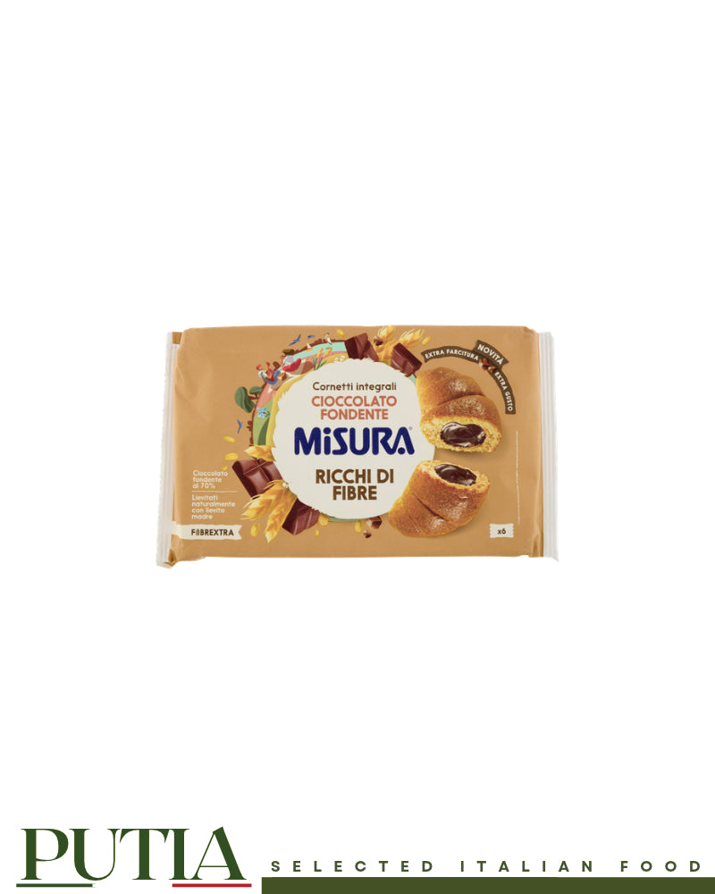 Misura Fibrextra Wholegrain Dark Chocolate Croissants x6 300g