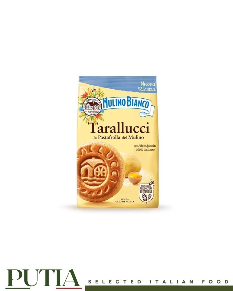 Mulino Bianco Tarallucci shortbread biscuits 350g – classic Italian ring-shaped butter biscuits