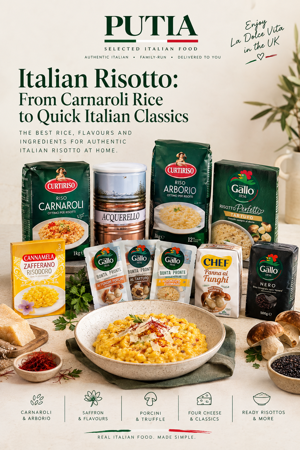 Italian Risotto: From Carnaroli Rice to Quick Italian Classics