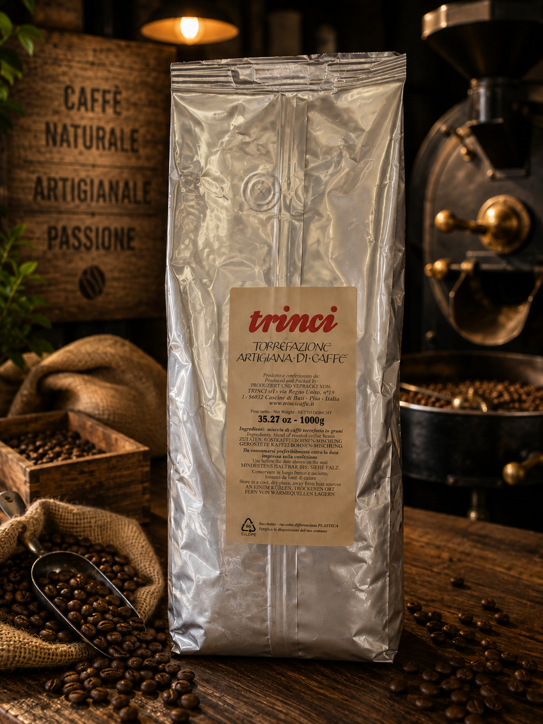 Trinci Artisan Coffee Beans – Forte Blend – 1kg