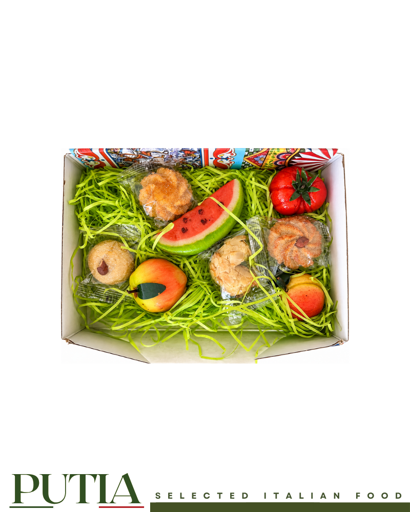 Sicilian Frutta Martorana & Almond Biscuits Box
