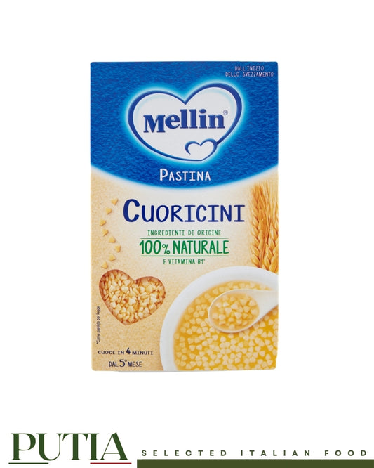 Mellin Pastina Cuoricini – 100% Natural Ingredients, from 5 Months.