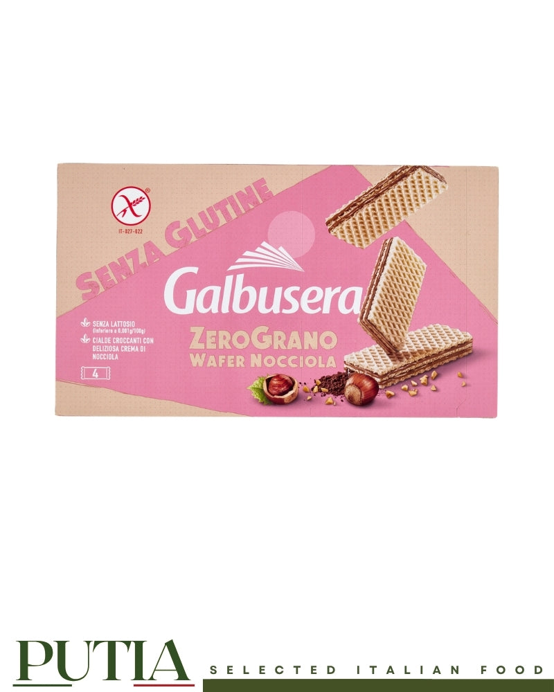 Galbusera ZeroGrano Hazelnut Wafers Gluten-Free 180g