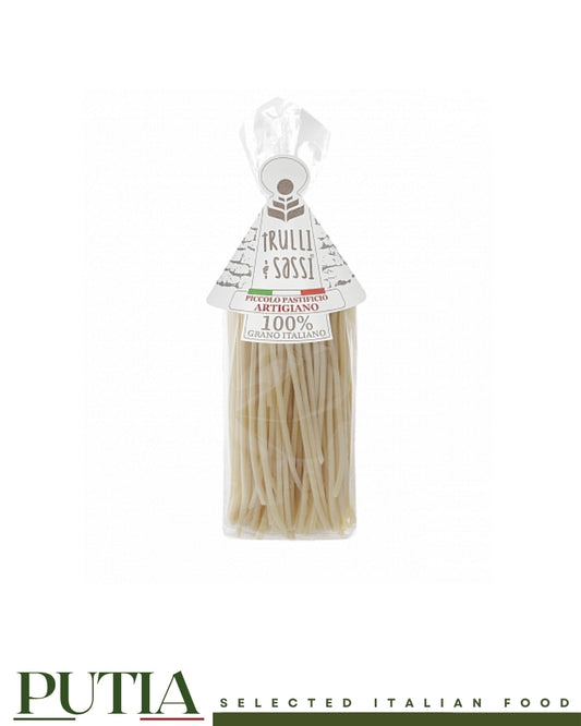 Antonio Marella Trulli e Sassi spaghetti pugliesi artisan long pasta bag 500g, Putia Selected Italian Food.