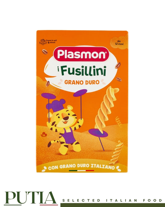 Plasmon i Fusillini durum wheat baby pasta box for 12 months plus, Putia Selected Italian Food.