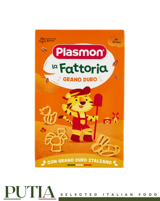 Plasmon la Fattoria farm animal shapes baby pasta box for 12 months plus, Putia Selected Italian Food.
