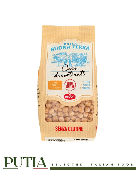 Pedon "Dalla Buona Terra" Decorticated Chickpeas 350g - Gluten Free