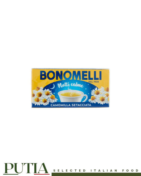 Bonimelli Chamomile Tea Bags – Italian Chamomile Infusion, Filtered Tea Bags