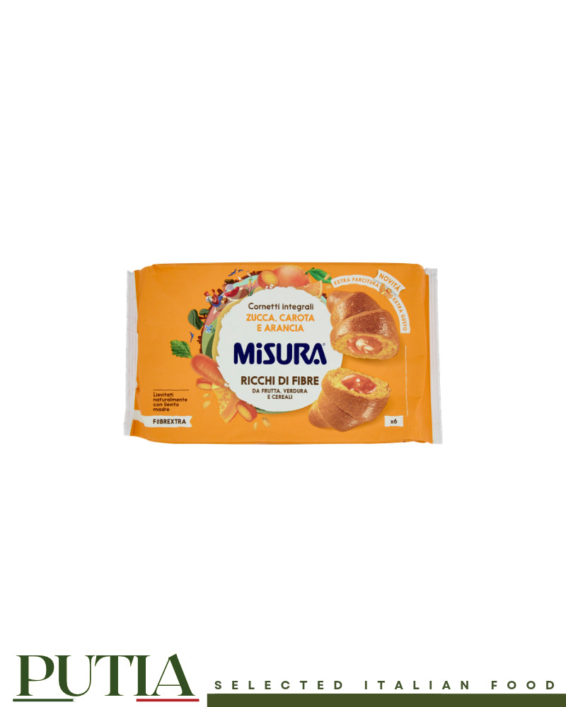Misura Wholegrain Pumpkin, Carrot & Orange Croissants, Rich in Fibre, 6 Pieces
