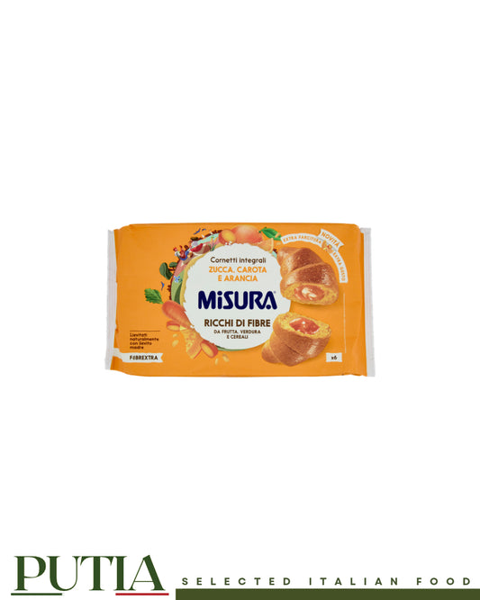 Misura Wholegrain Pumpkin, Carrot & Orange Croissants, Rich in Fibre, 6 Pieces