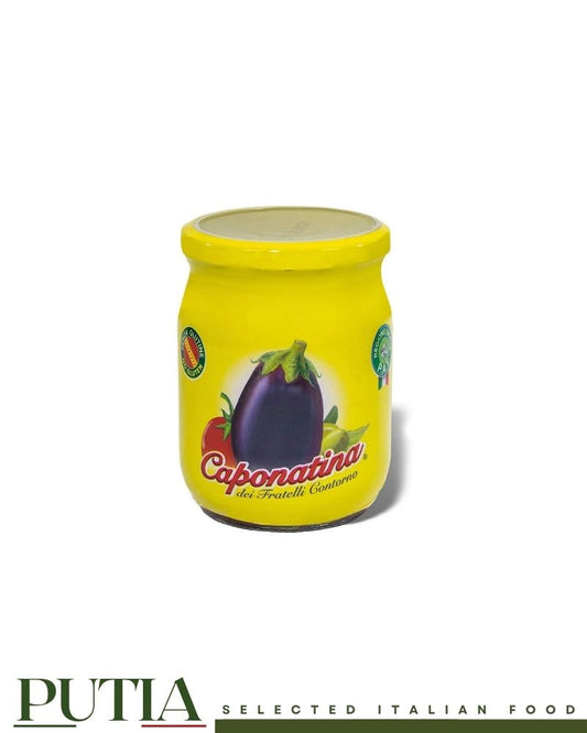 Fratelli Contorno Caponatina di Melanzane 540g - Italian Sicilian Aubergine Caponata