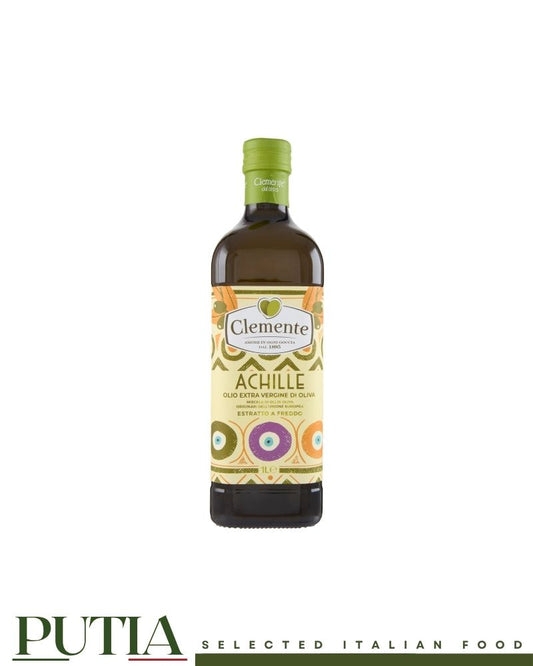 Clemente Achille Extra Virgin Olive Oil 1L - Italian Cold Pressed Extra Virgin Olive Oil

