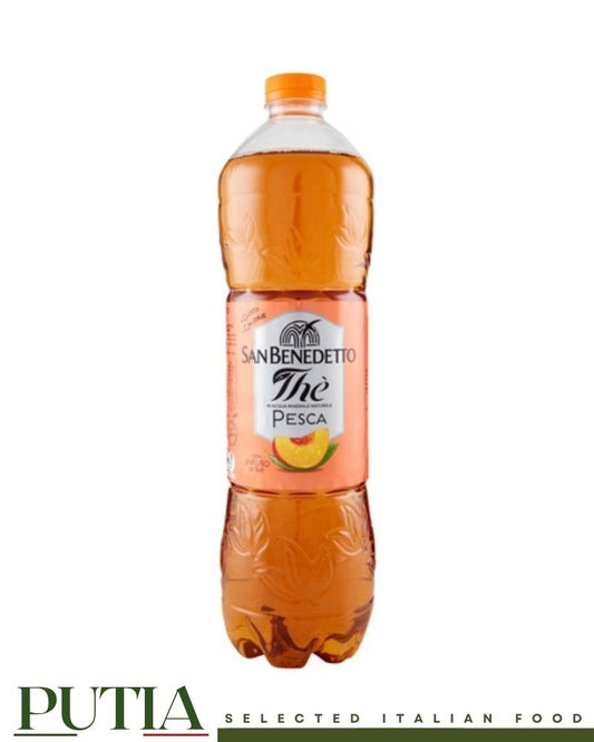 San Benedetto Peach Iced Tea 1.5L – Refreshing Italian iced tea with a natural peach flavour, lightly sweetened for a smooth and fruity cool drink