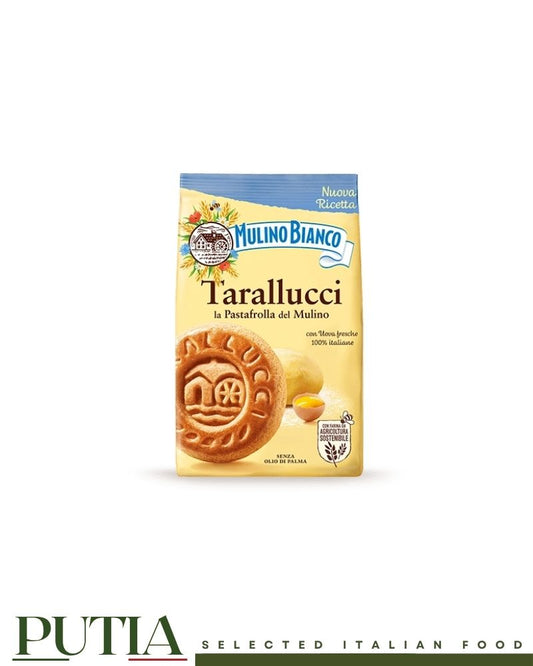 Mulino Bianco Tarallucci shortbread biscuits 350g – classic Italian ring-shaped butter biscuits