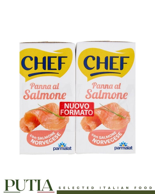 Chef Parmalat Panna al Salmone UHT 2x125ml - Italian Salmon Cooking Cream