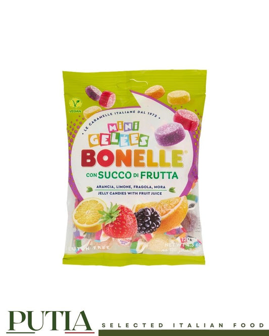 Fida Bonelle Gelée Petit 120g Italian vegan fruit jelly sweets gluten free halal confectionery