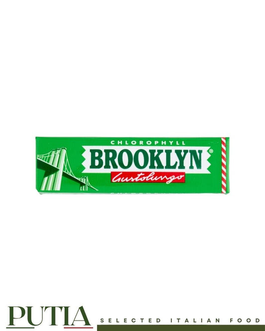 Brooklyn Chewing Gum Clorofilla 52g Italian chlorophyll chewing gum gluten free 9 strips