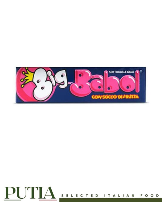 “Big Babol Chewing Gum Juicy 88g Italian strawberry bubble gum gluten free