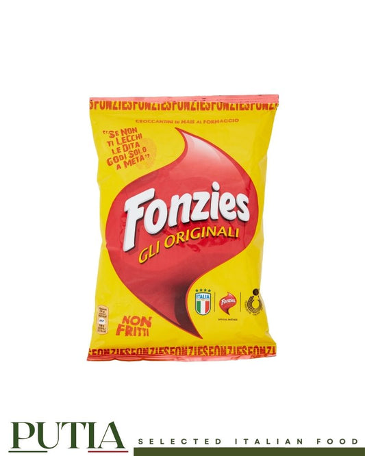 Fonzies Original Cheese Corn Snack 100g Italian corn snack with cheese flavour