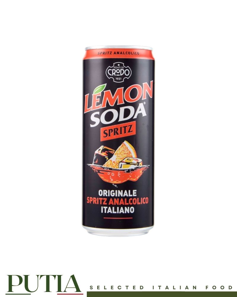 Lemonsoda Spritz 330ml – original Italian non-alcoholic spritz can with orange juice, grape juice and quinine, no preservatives
