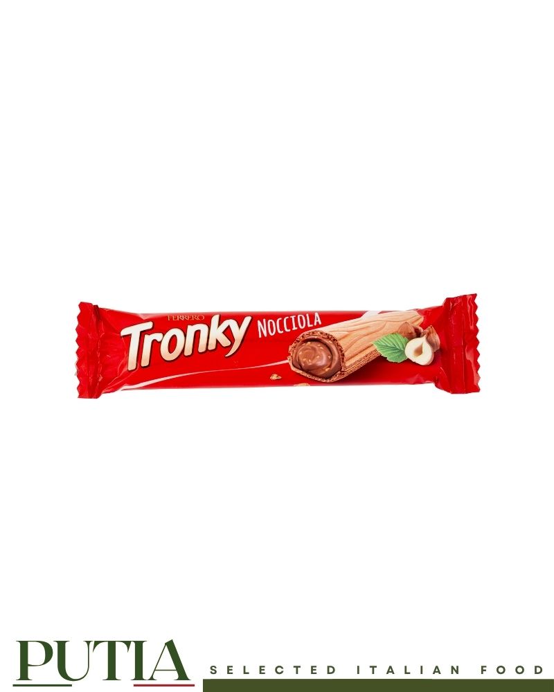 Ferrero Tronky hazelnut wafer sticks x5 90g – Italian chocolate wafer snack