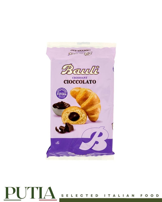Bauli Croissant Cioccolato x6 300g Italian croissants with chocolate filling