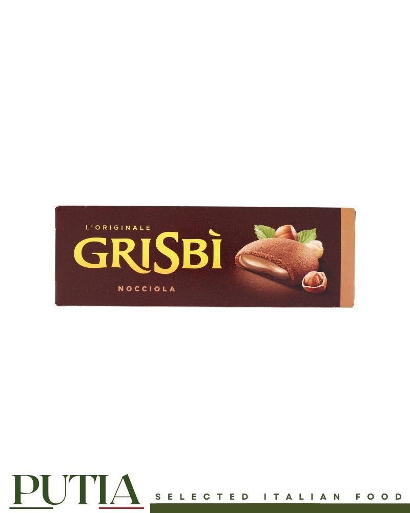Grisbì Nocciola 135g Italian shortbread biscuits with hazelnut filling