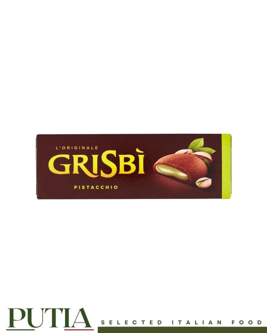 Grisbì Pistacchio 135g Italian shortbread biscuits with pistachio filling