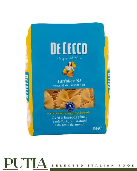 De Cecco Farfalle N.93 500g – Authentic Italian Pasta