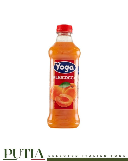 Yoga Albicocca Apricot Nectar 1L – classic Italian apricot juice drink with 40% purée, gluten-free, recyclable bottle