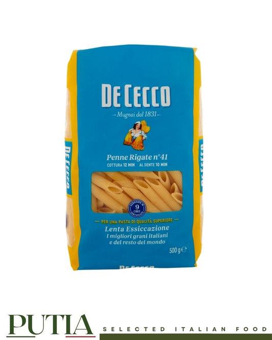 De Cecco Penne Rigate N.41 500g – Authentic Italian Pasta