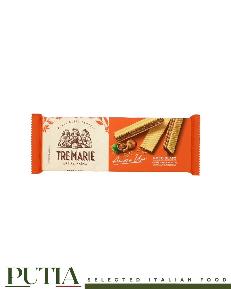 Tre Marie Wafer Nocciola 140g Italian hazelnut wafers