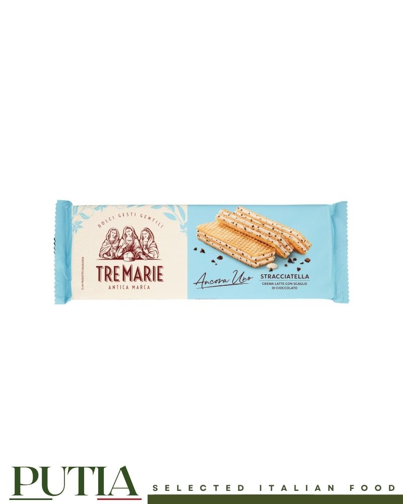 Tre Marie Wafer Stracciatella 140g Italian wafers with milk cream and chocolate chips