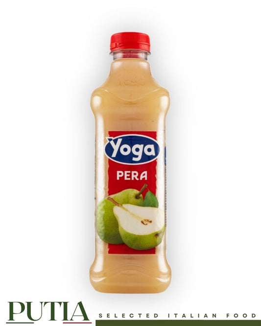 Yoga Pear Nectar 1L – Rich and velvety Italian pear nectar by Yoga, made with sun-ripened pears for a naturally sweet and delicately fruity taste