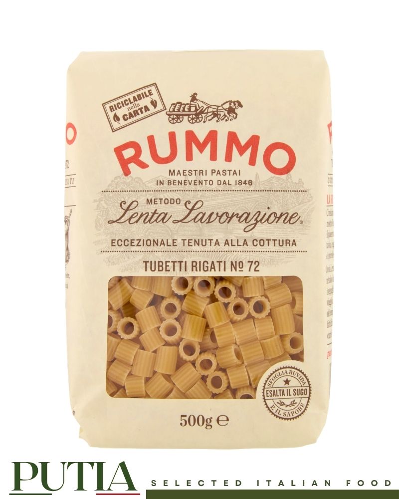 Rummo_Tubetti_Rigati_N.72_500g_Rummo_Tubetti_Rigati_N.72_Italian_durum_wheat_pasta_500g_made_in_Italy