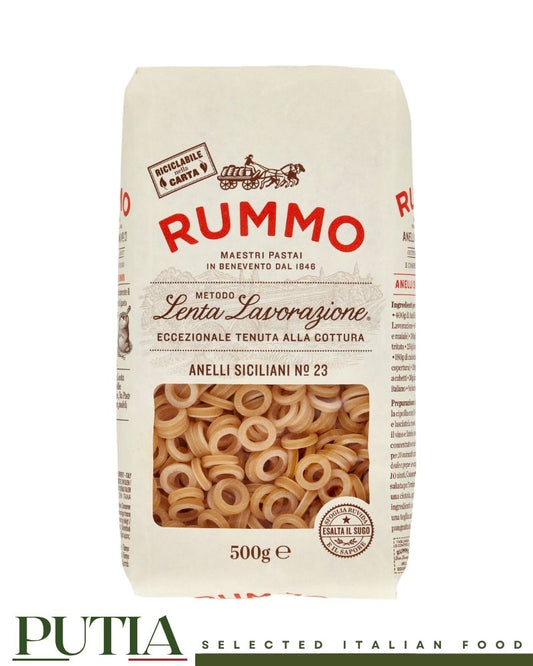 Rummo_Anelletti_Siciliani_N.23_Italian_durum_wheat_pasta_500g_made_in_Italy